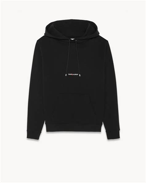 black hoodie ysl|YSL hoodie pandabuy.